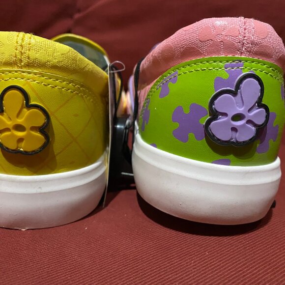 Spongebob Squarepants & Patrick Sneakers Canvas Slip Ons Womens Size 8 NEW - Picture 5 of 13